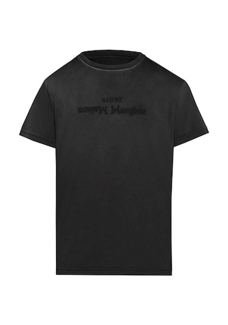 reverse t-shirt man anthracite in cotton  MAISON MARGIELA | S51GC0526 S20079970